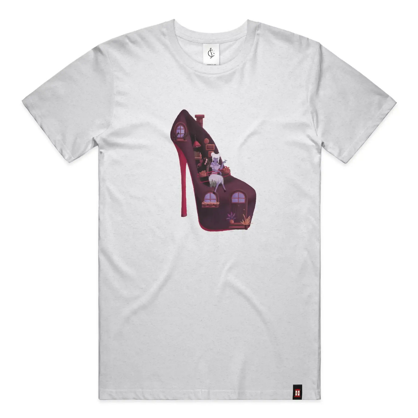 Gigi - Unisex Heather Jersey Tee - 3001 CVC