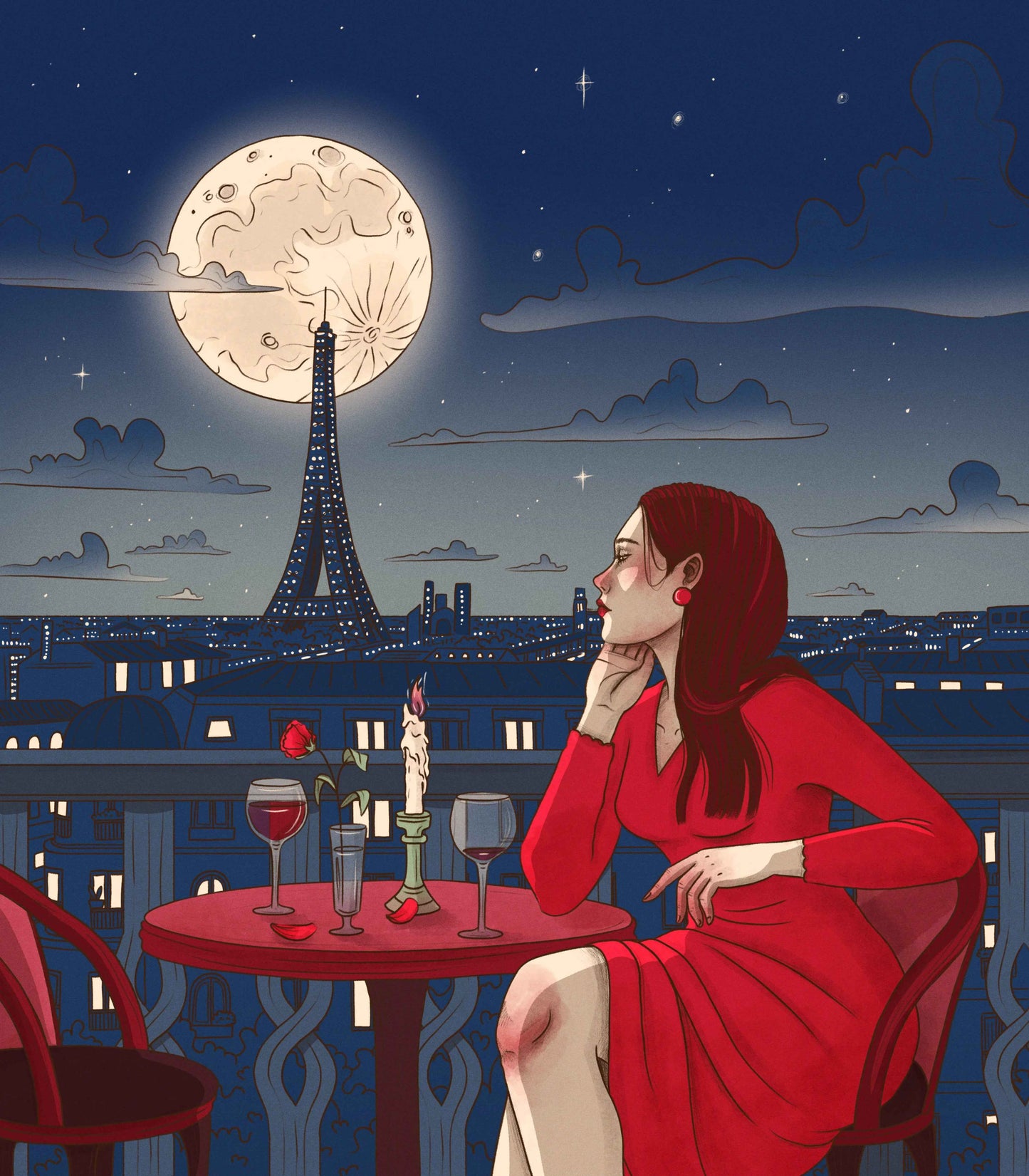 Celine: Midnight in Montmartre — Lune Blanche
