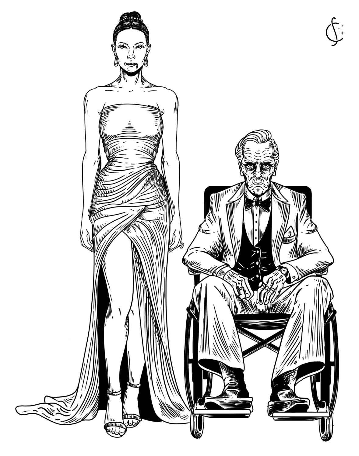 Portrait of a Power Couple – White Silence