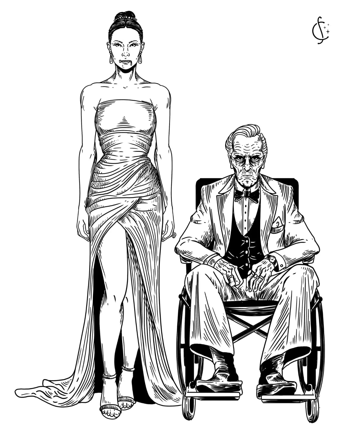 Portrait of a Power Couple – White Silence
