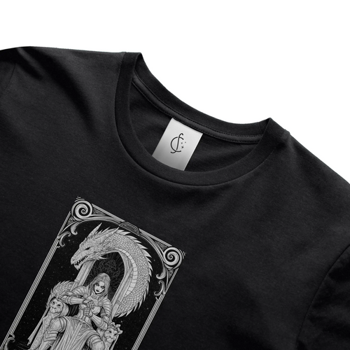 Load image 1 in gallery view. Bellatrix - Black Opal - Unisex Heather Jersey Tee
