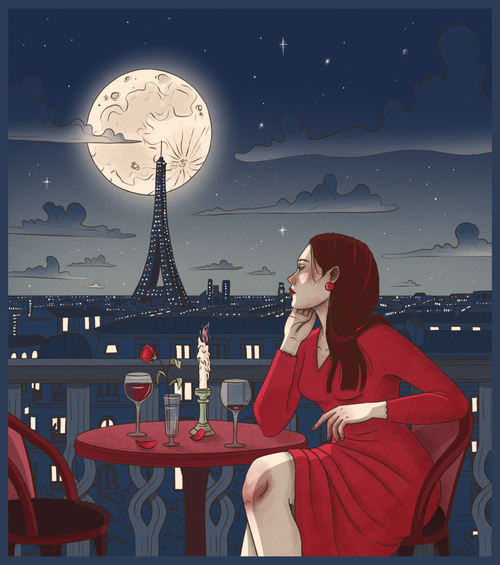 Load image 1 in gallery view. Celine: Midnight in Montmartre — Bleu Tranquille